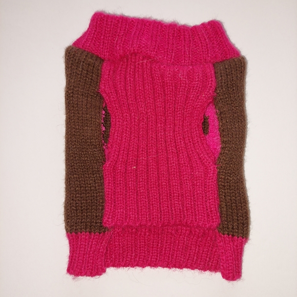 3PC set of pet clothes - Sweater, Dress, Christmas Long Johns Size XS for all - Picture 3 of 10